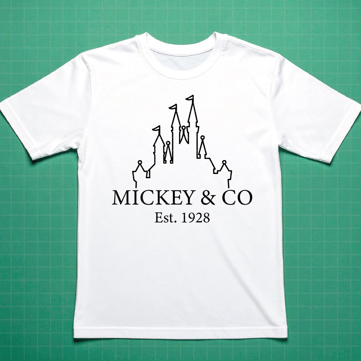 COD1203 - Mickey Castle Magic Kingdom bundle, Disneyland clipart Svg, Png, Eps, Dxf, Jpeg, vector.