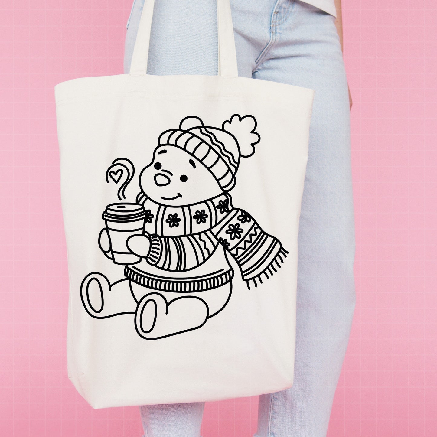 COD1563 - Winnie the Pooh autumn snacks bundle line art, Disney clipart Svg, Png, Eps, Dxf, Jpeg, vector.