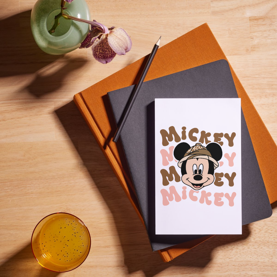 COD1590 - Mickey & Minnie Safari pattern bundle, Disney clipart Svg, Png, Eps, Dxf, Jpeg, vector.