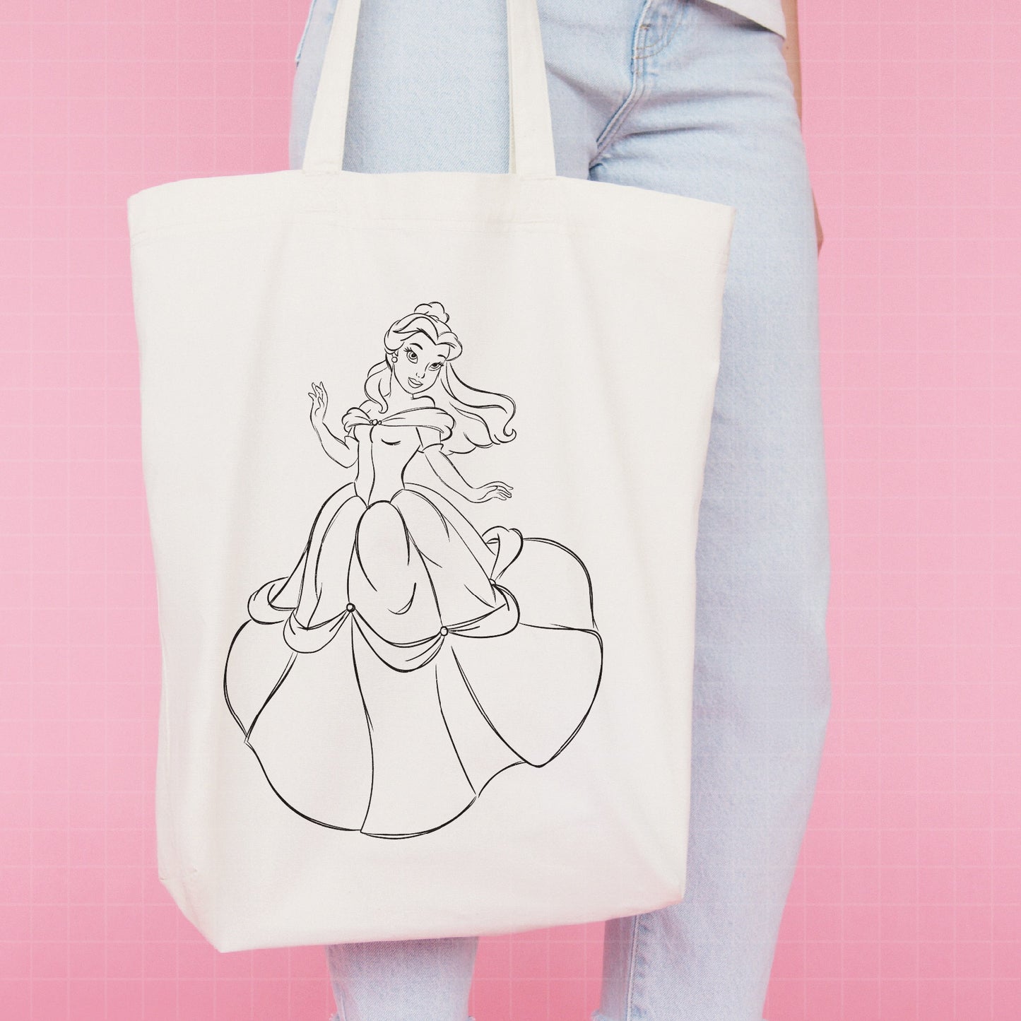 COD1690 - Princess Belle Sketch bundle, Disney princess clipart PNG.