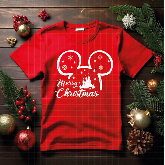 COD1818 - Christmas Mickey & Minnie bundle, Disney Christmas clipart Svg, Png, Eps, Dxf, Jpeg, vector.