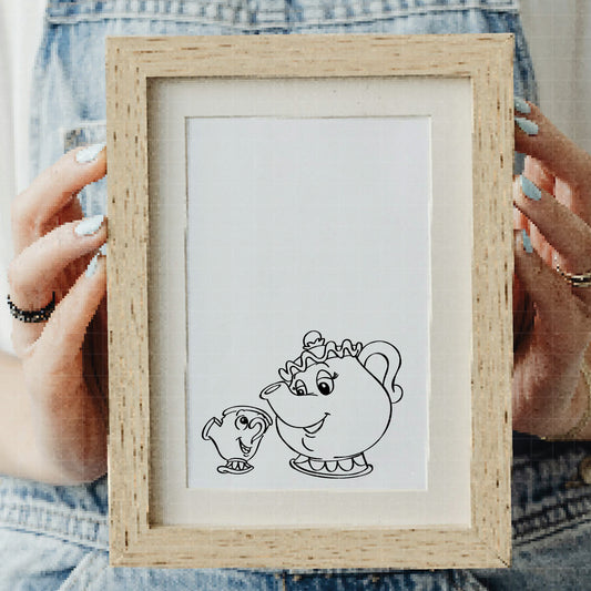 COD2128 - Beauty and the best characters pack bundle, Disney princess clipart Svg, Png, Eps, Dxf, Jpeg, vector.