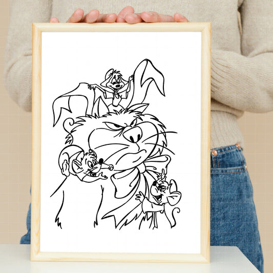 COD2166 - Cinderella characters pack bundle, Disney princess clipart Svg, Png, Eps, Dxf, Jpeg, vector.