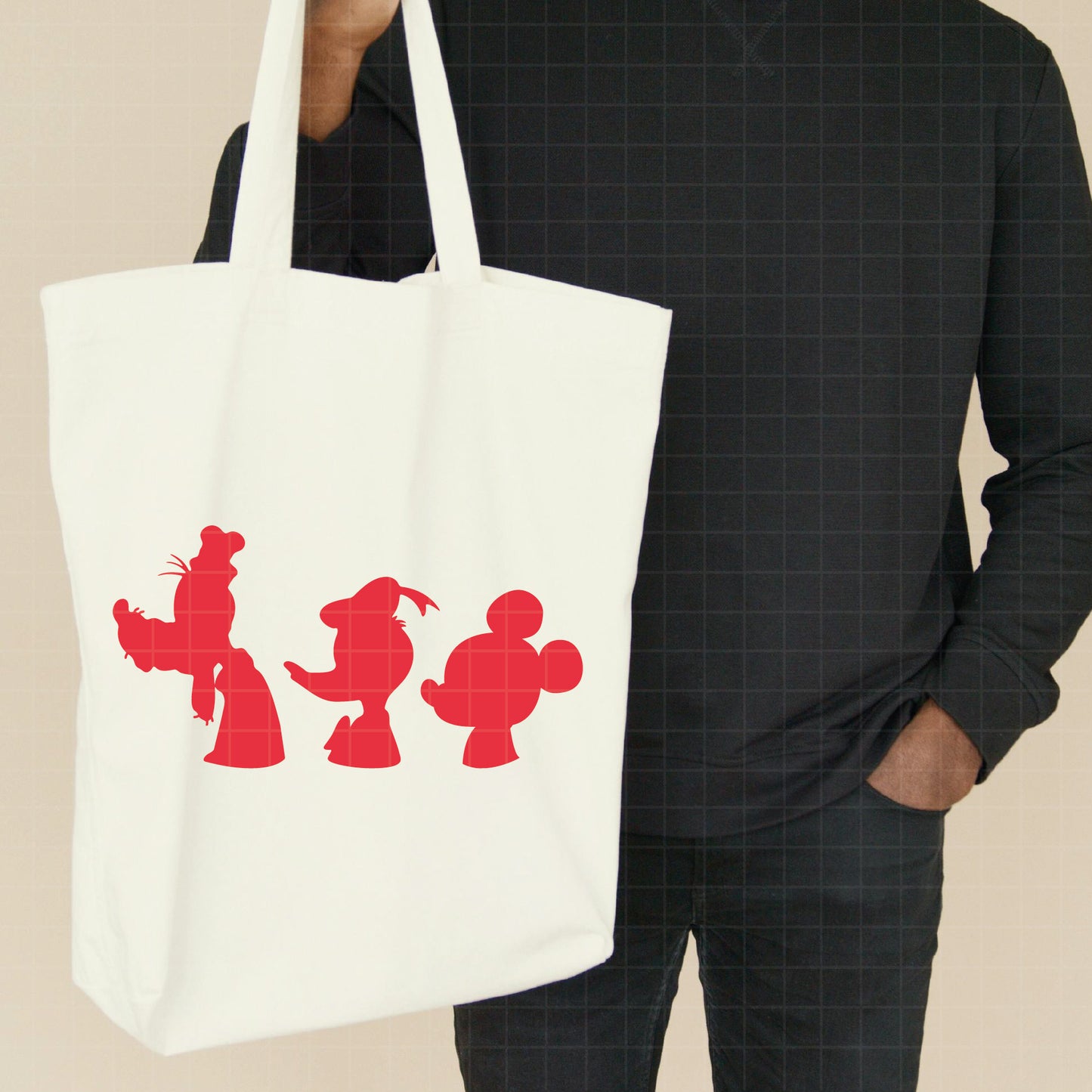 COD2519 - Disney Classics characters silhouettes pack bundle, Disney Classics clipart Svg, Png, Eps, Dxf, Jpeg, vector.