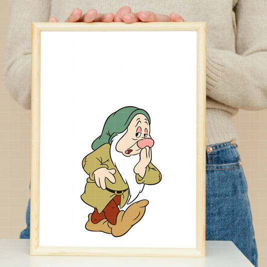 COD2721 - The seven dwarfs at Snow White pack bundle, Disney clipart Svg, Png, Eps, Dxf, Jpeg, vector.