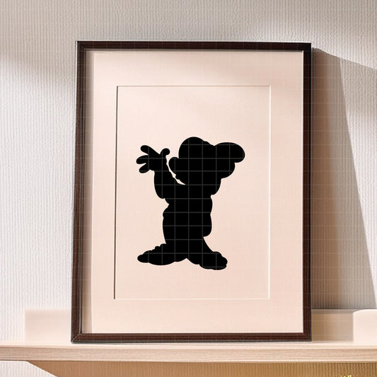 COD2722 - The seven dwarfs at Snow White silhouettes pack bundle, Disney clipart Svg, Png, Eps, Dxf, Jpeg, vector.