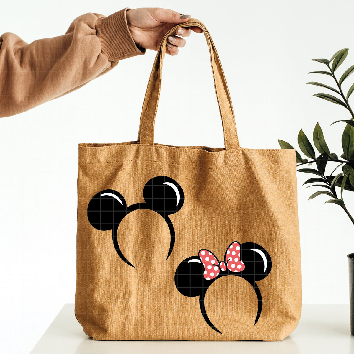 COD2778 - Mickey & Minnie ear headband bundle, Disney clipart Svg, Png, Eps, Dxf, Jpeg, vector.