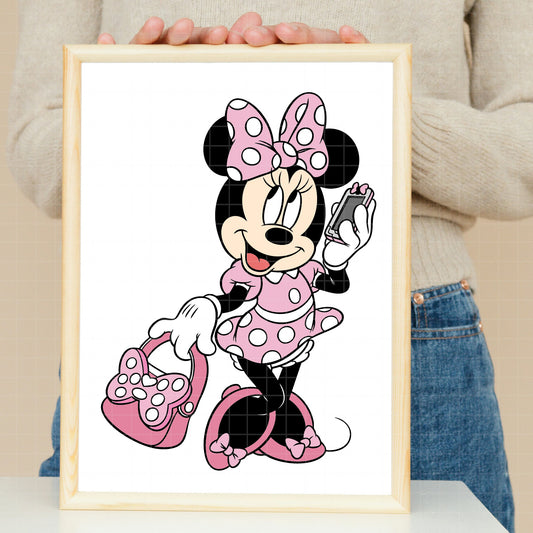 COD3357 - Minnie's world pack bundle, Disney Classics clipart Svg, Png, Eps, Dxf, Jpeg, vector.