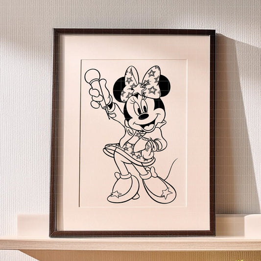 COD3364 - Minnie's world pack bundle, Disney Classics clipart Svg, Png, Eps, Dxf, Jpeg, vector.