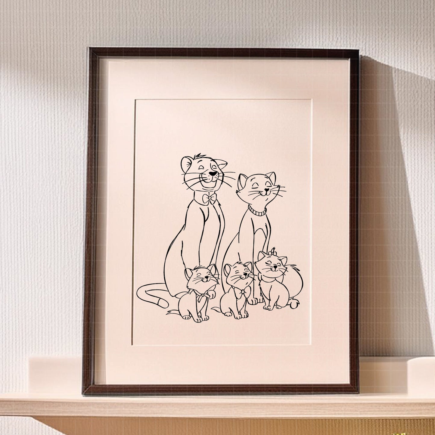 COD3489 - Kitten marie, Toulouse, Berlioz and family, The aristocats pack bundle, Disney clipart Svg, Png, Eps, Dxf, Jpeg, vector.