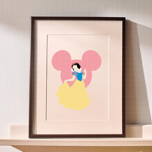 COD3522 - Snow White and the seven dwarfs pack bundle, Disney clipart Svg, Png, Eps, Dxf, Jpeg, vector.