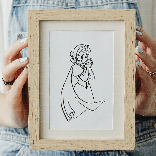 COD3535 - Snow White and the seven dwarfs pack bundle, Disney clipart Svg, Png, Eps, Dxf, Jpeg, vector.