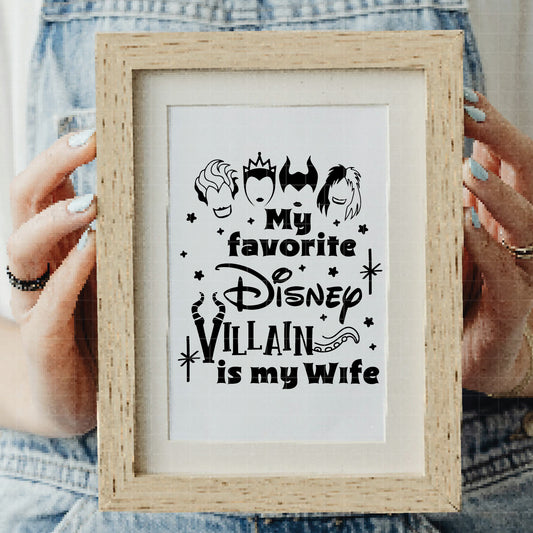 COD3565 - Disney Villains pack bundle line art, Disney villains clipart Svg, Png, Eps, Dxf, Jpeg, vector.