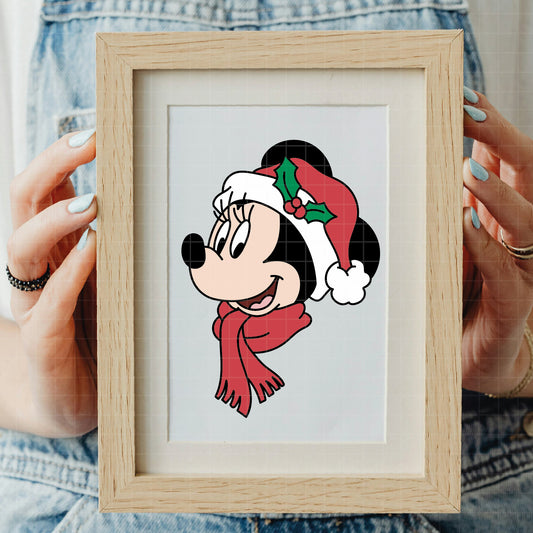 COD3883 - Classic Christmas Disney characters pack bundle, Disney Christmas clipart Svg, Png, Eps, Dxf, Jpeg, vector.