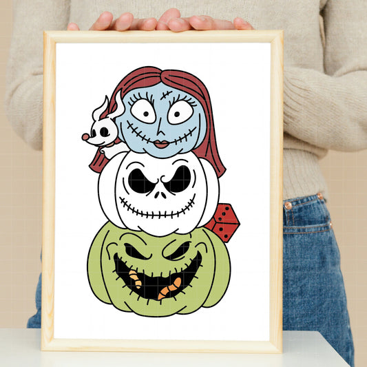 COD3894 - Ooguie boogie, Sally, Jack, Dr. Finkelstein and The mayor, Nightmare Before Christmas pack bundle, Disney clipart Svg, Png, Eps, Dxf, Jpeg, vector.