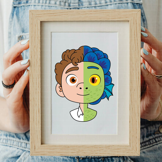 COD4099 - Luca & Alberto pack bundle, Disney clipart Svg, Png, Eps, Dxf, Jpeg, vector.