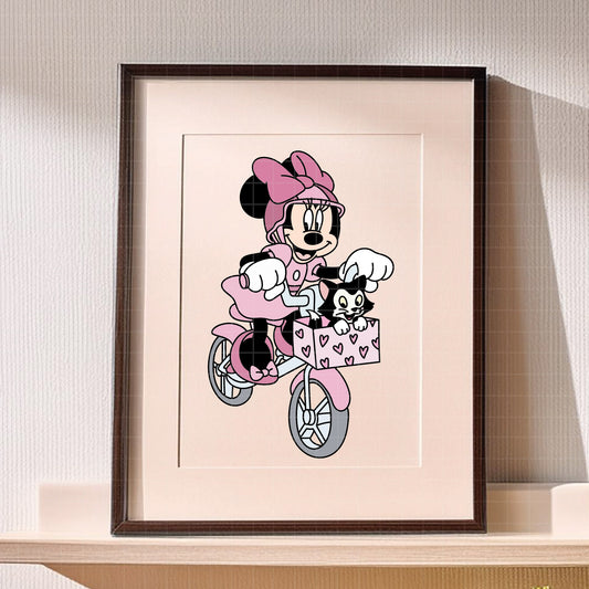 COD4114 - Minnie's world pack bundle, Disney Classics clipart Svg, Png, Eps, Dxf, Jpeg, vector.