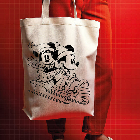 COD4184 - Christmas Mickey & Minnie pack bundle, Disney Christmas clipart Svg, Png, Eps, Dxf, Jpeg, vector.