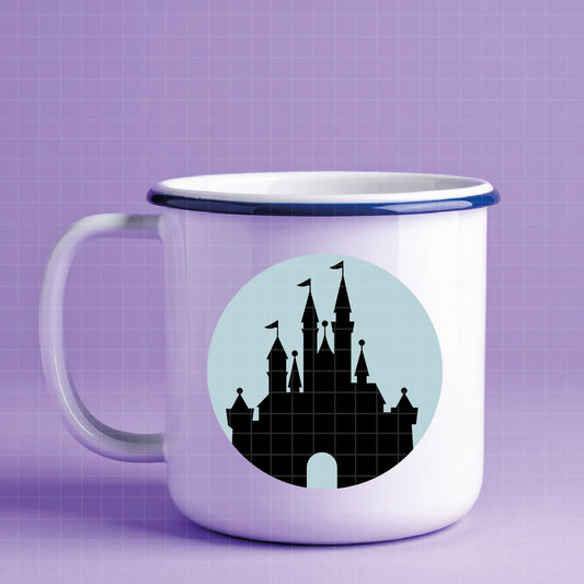 COD4210 - Customizable cute Disneyy alphabet pack bundle + Magic castle (75 PNG - 1 EPS - 1 SVG)