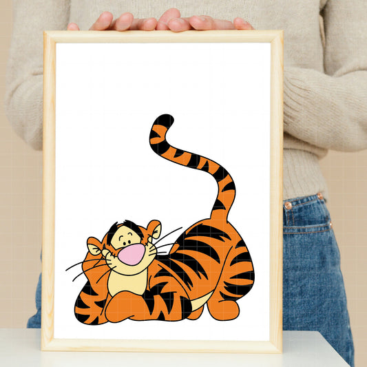 COD4504 - Tigger pack bundle, Disney clipart Svg, Png, Eps, Dxf, Jpeg, vector.