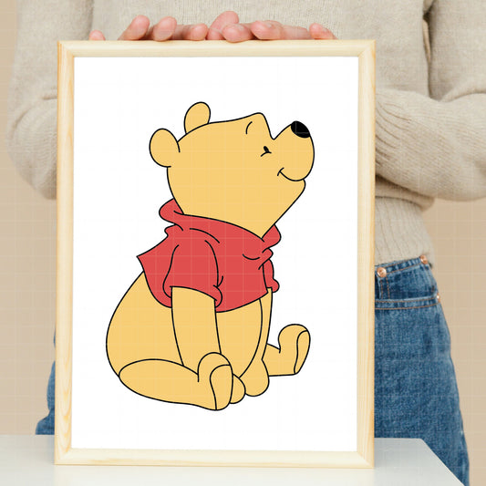 COD4853 - Winnie the Pooh classic pack bundle, Disney clipart Svg, Png, Eps, Dxf, Jpeg, vector.