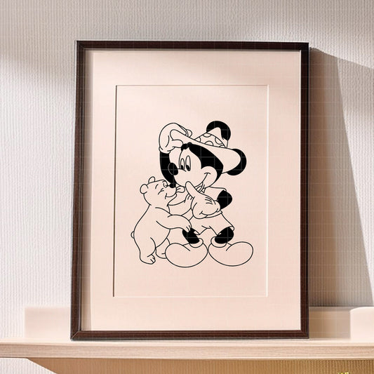 COD4854 - Mickey Safari pack bundle, Disney clipart Svg, Png, Eps, Dxf, Jpeg, vector.