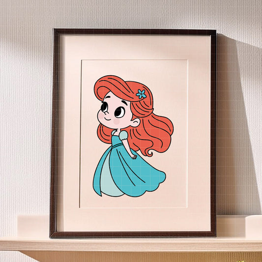 COD4867 - Disney littles princess pack bundle, Disney clipart Svg, Png, Eps, Dxf, Jpeg, vector.