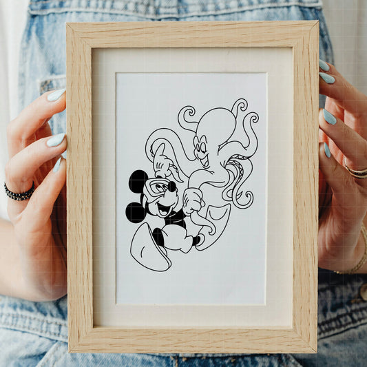COD5187 - Disney classics diving pack bundle, Disney clipart Svg, Png, Eps, Dxf, Jpeg, vector.