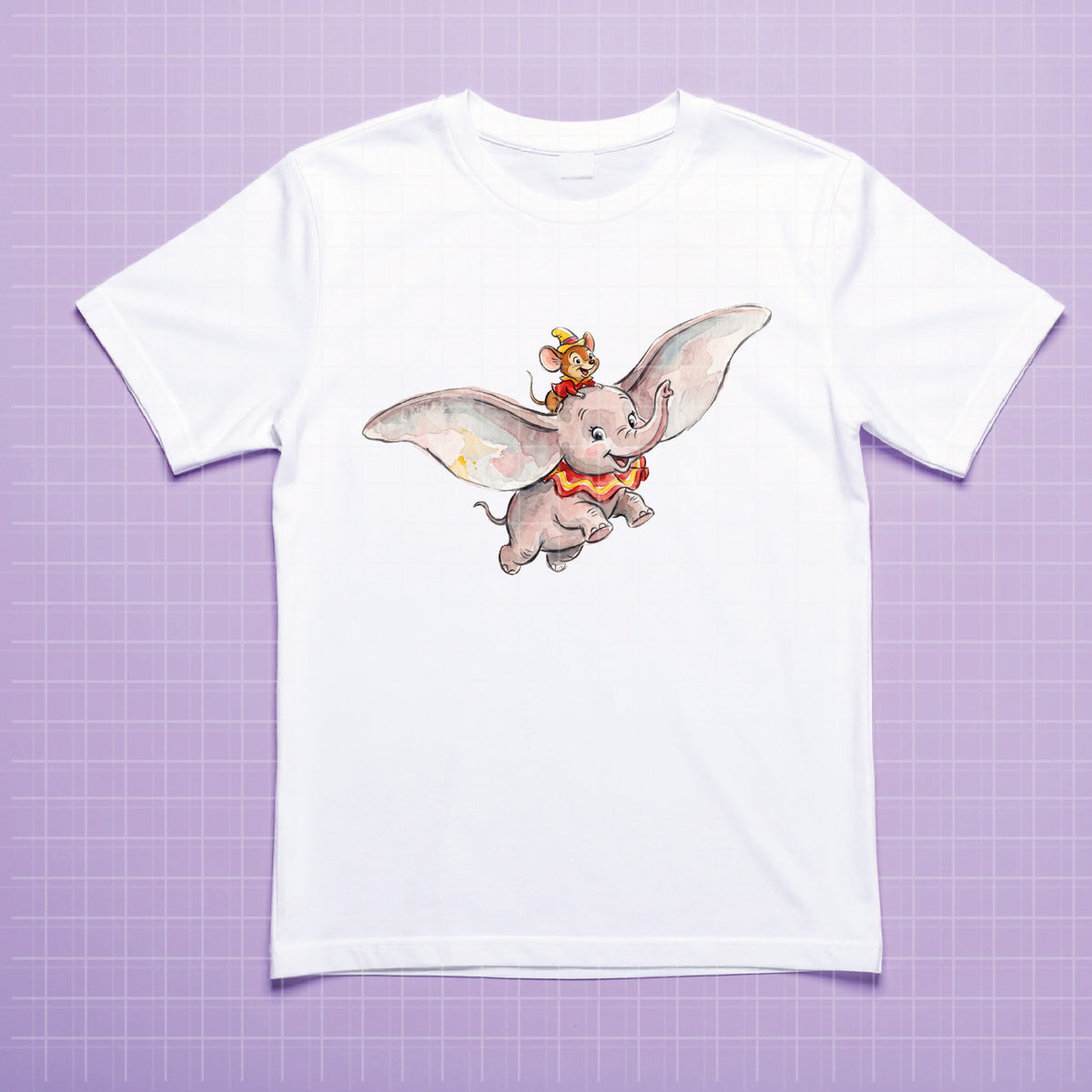 COD7383 - Baby Dumbo PNG bundle Watercolor, Disney clipart.