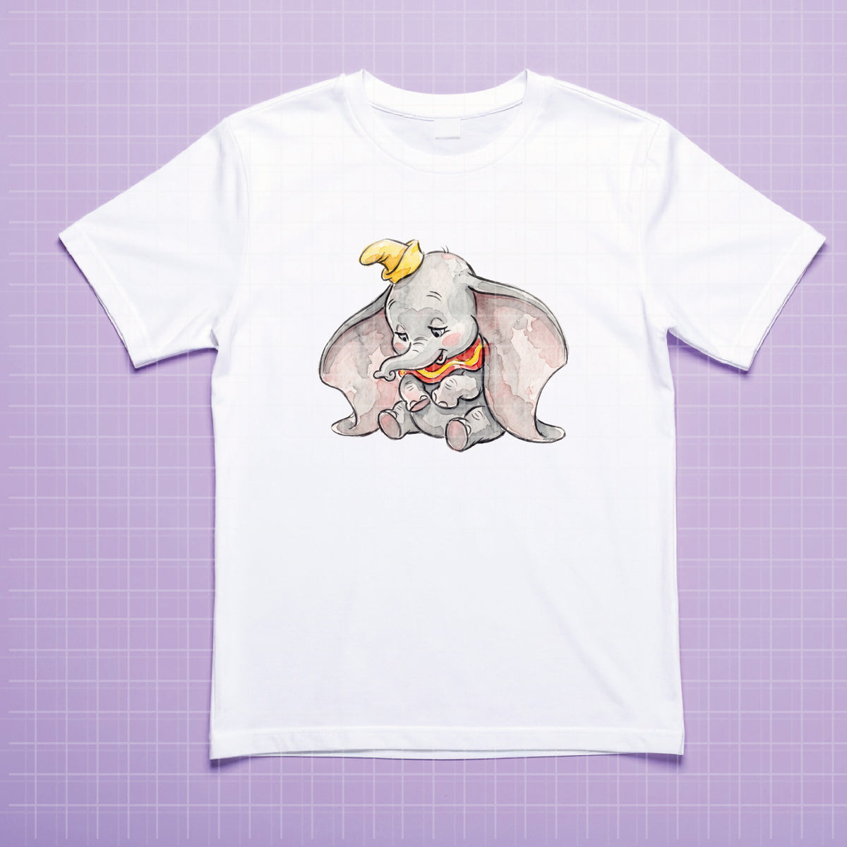 COD7384 - Baby Dumbo PNG bundle Watercolor, Disney clipart.