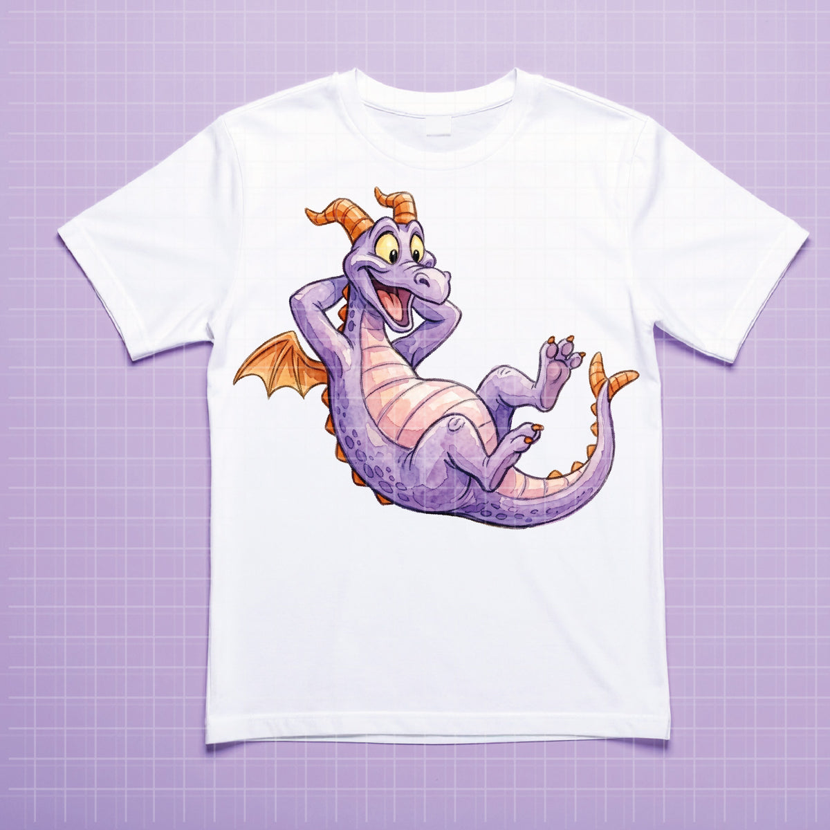 COD7396 - Baby Figment, one little Spark PNG bundle Watercolor, Disney clipart.