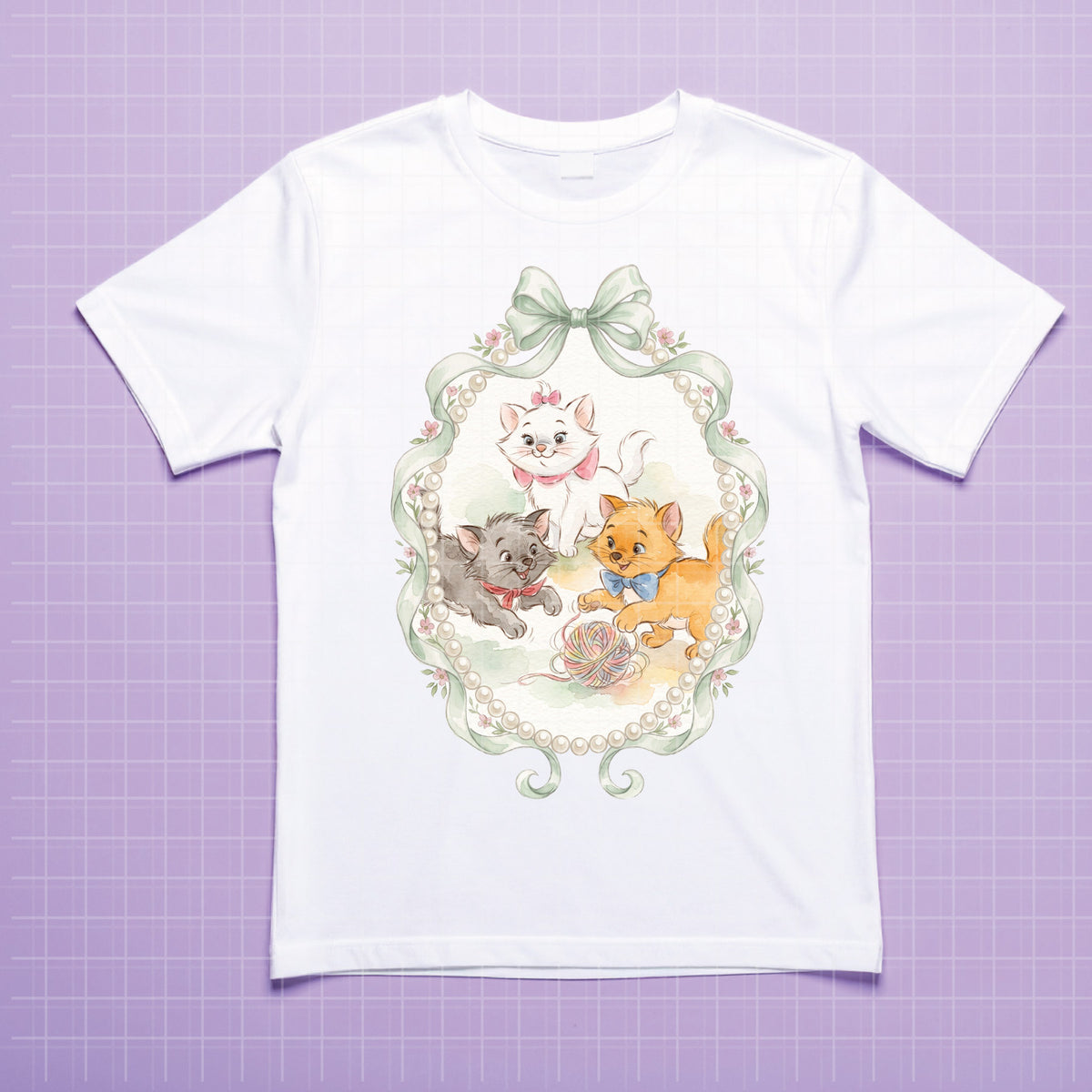 COD7425 - The aristocats Watercolor PNG bundle, Disney clipart packs