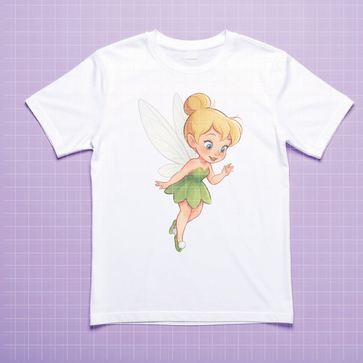 COD7478 - Baby Tinker Bell Watercolor PNG bundle, Disney clipart packs.