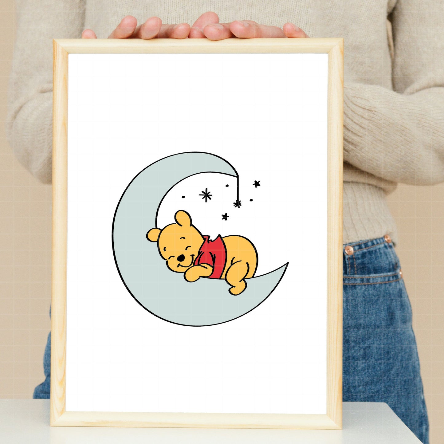 COD1118 - Baby Winnie the Pooh bundle, Disney clipart Svg, Png, Eps, Dxf, Jpeg, vector.