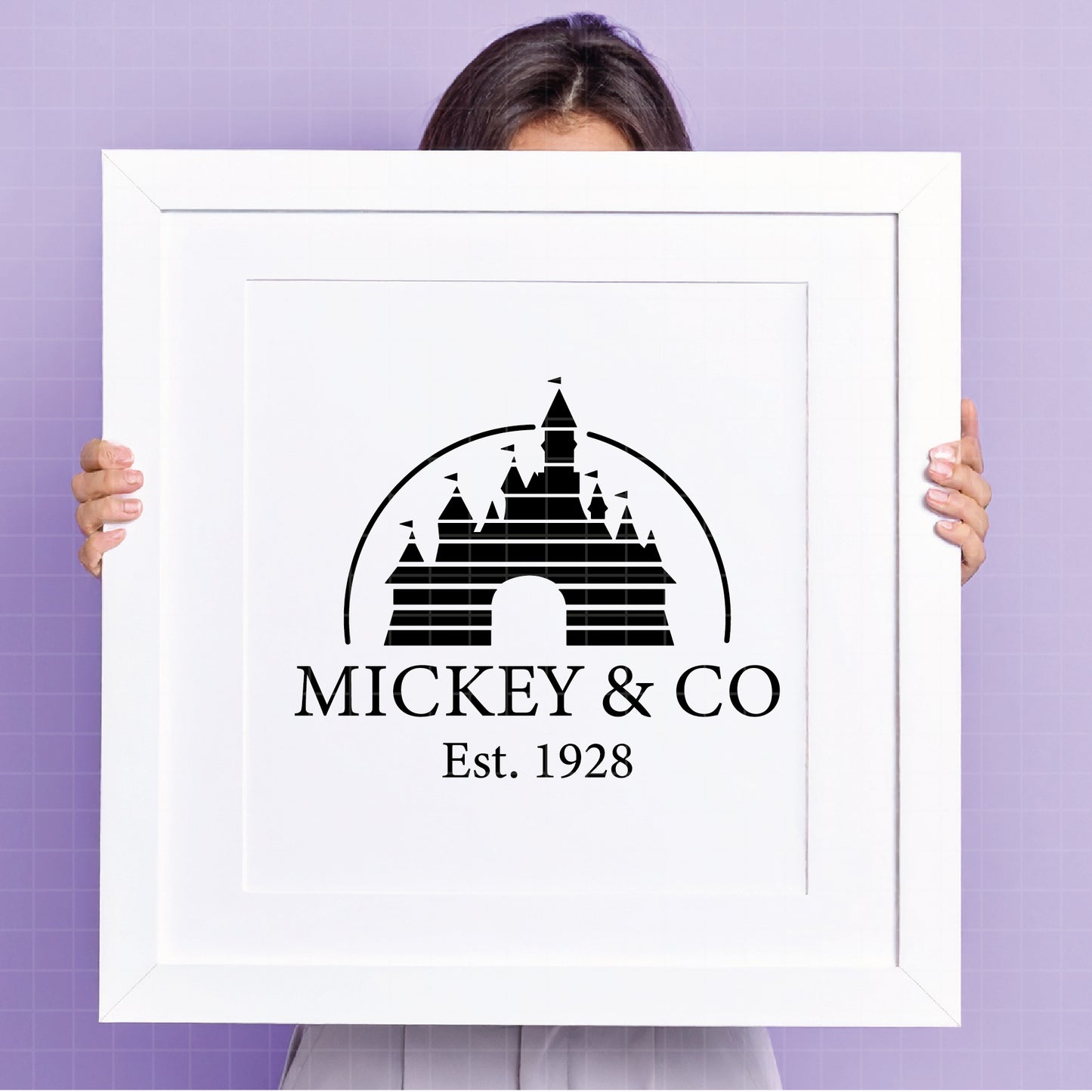 COD1203 - Mickey Castle Magic Kingdom bundle, Disneyland clipart Svg, Png, Eps, Dxf, Jpeg, vector.
