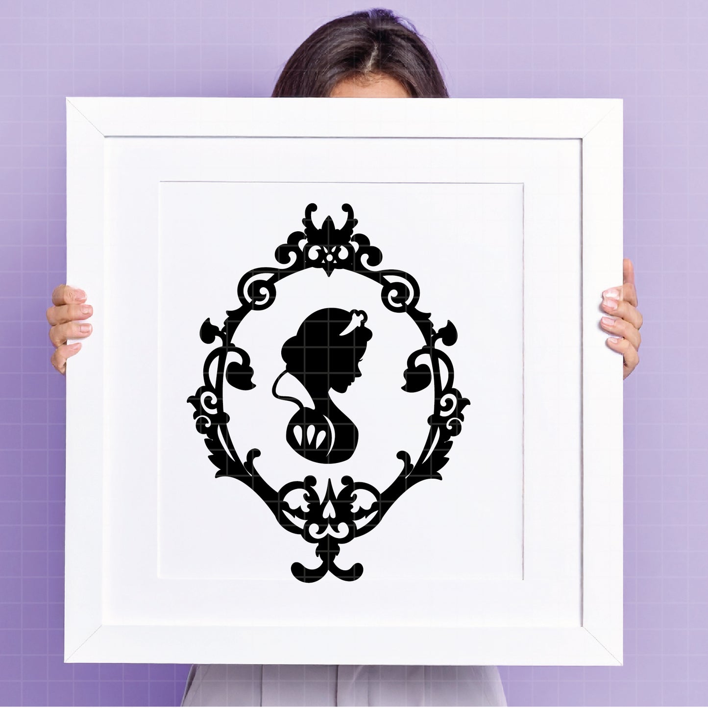 COD1208 - Snow White outline bundle, Disney clipart Svg, Png, Eps, Dxf, Jpeg, vector.