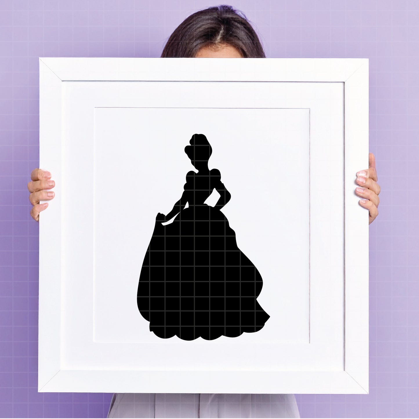 COD1212 - Disney Princess silhouettes bundle, Disney princess clipart Svg, Png, Eps, Dxf, Jpeg, vector.