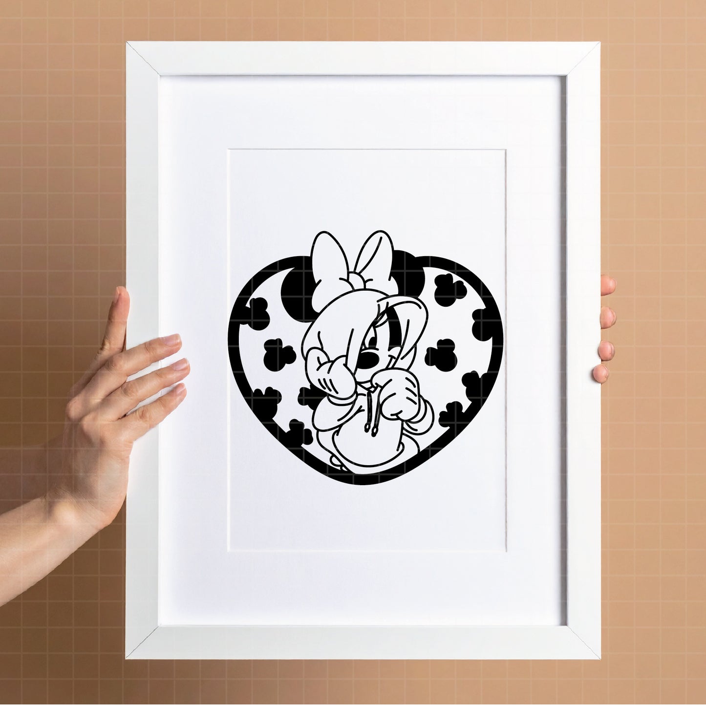 COD1224 - Mickey & Minnie in hearts bundle, Disney clipart Svg, Png, Eps, Dxf, Jpeg, vector.