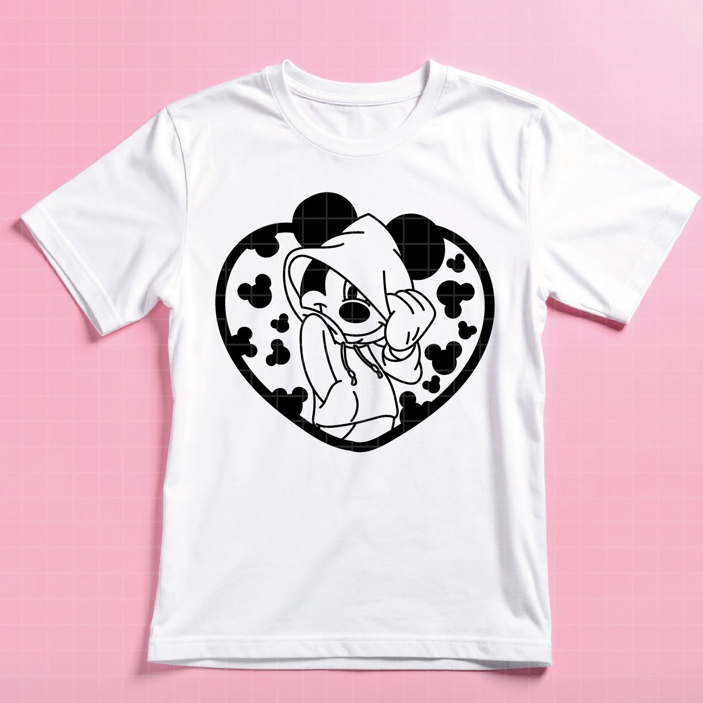 COD1224 - Mickey & Minnie in hearts bundle, Disney clipart Svg, Png, Eps, Dxf, Jpeg, vector.