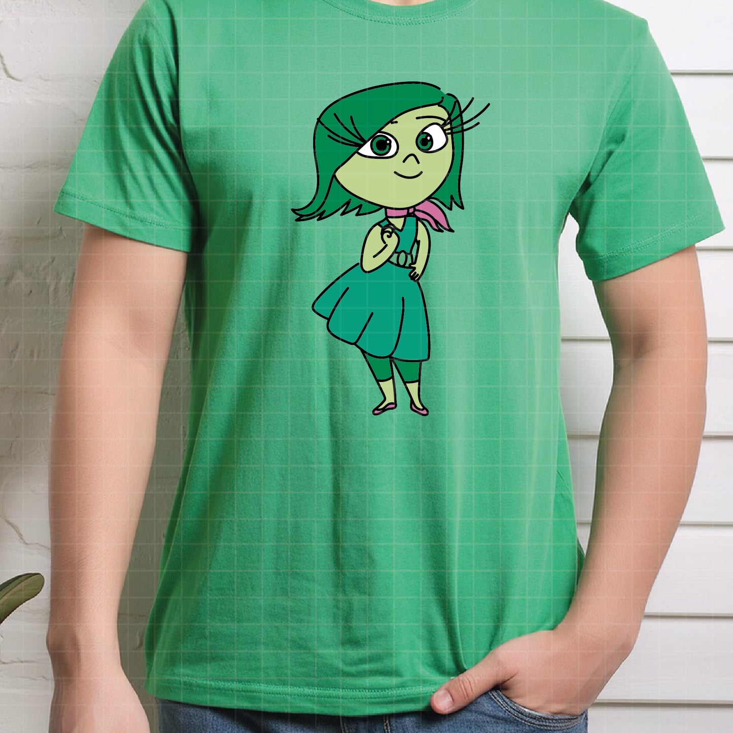 COD1490 - Disgust, Inside Out bundle, Disney clipart Svg, Png, Eps, Dxf, Jpeg, vector.
