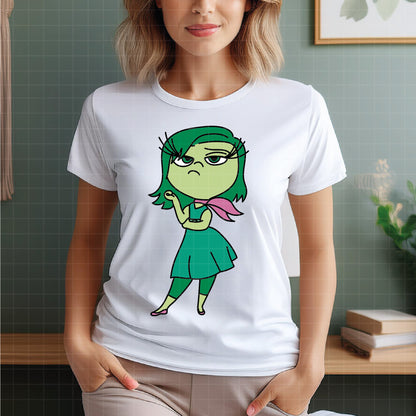 COD1490 - Disgust, Inside Out bundle, Disney clipart Svg, Png, Eps, Dxf, Jpeg, vector.