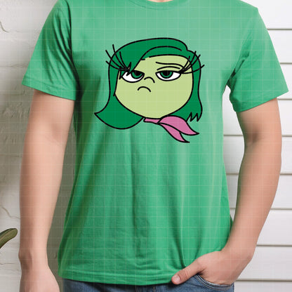 COD1492 - Disgust, Inside Out layered bundle, Disney clipart Svg, Png, Eps, Dxf, Jpeg, vector.
