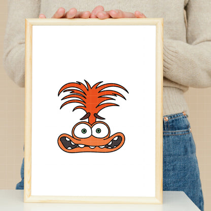 COD1501 - Anxiety, Inside Out layered bundle, Disney clipart Svg, Png, Eps, Dxf, Jpeg, vector.