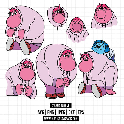 COD1505 - Embarrassment, Inside Out bundle, Disney clipart Svg, Png, Eps, Dxf, Jpeg, vector.