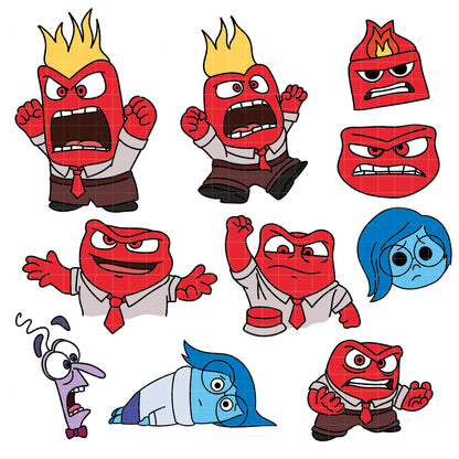 COD1511 - Inside Out mega bundle, Disney clipart Svg, Png, Eps, Dxf, Jpeg, vector.