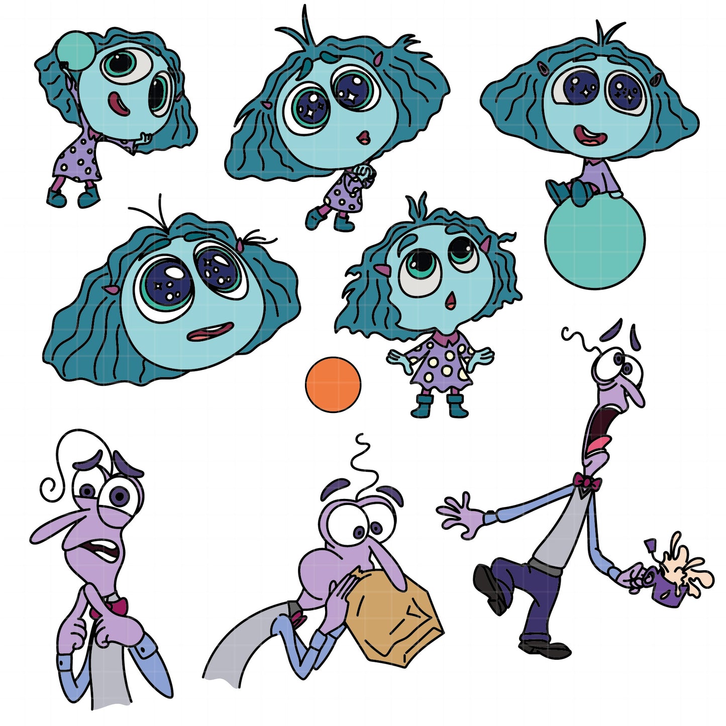 COD1511 - Inside Out mega bundle, Disney clipart Svg, Png, Eps, Dxf, Jpeg, vector.