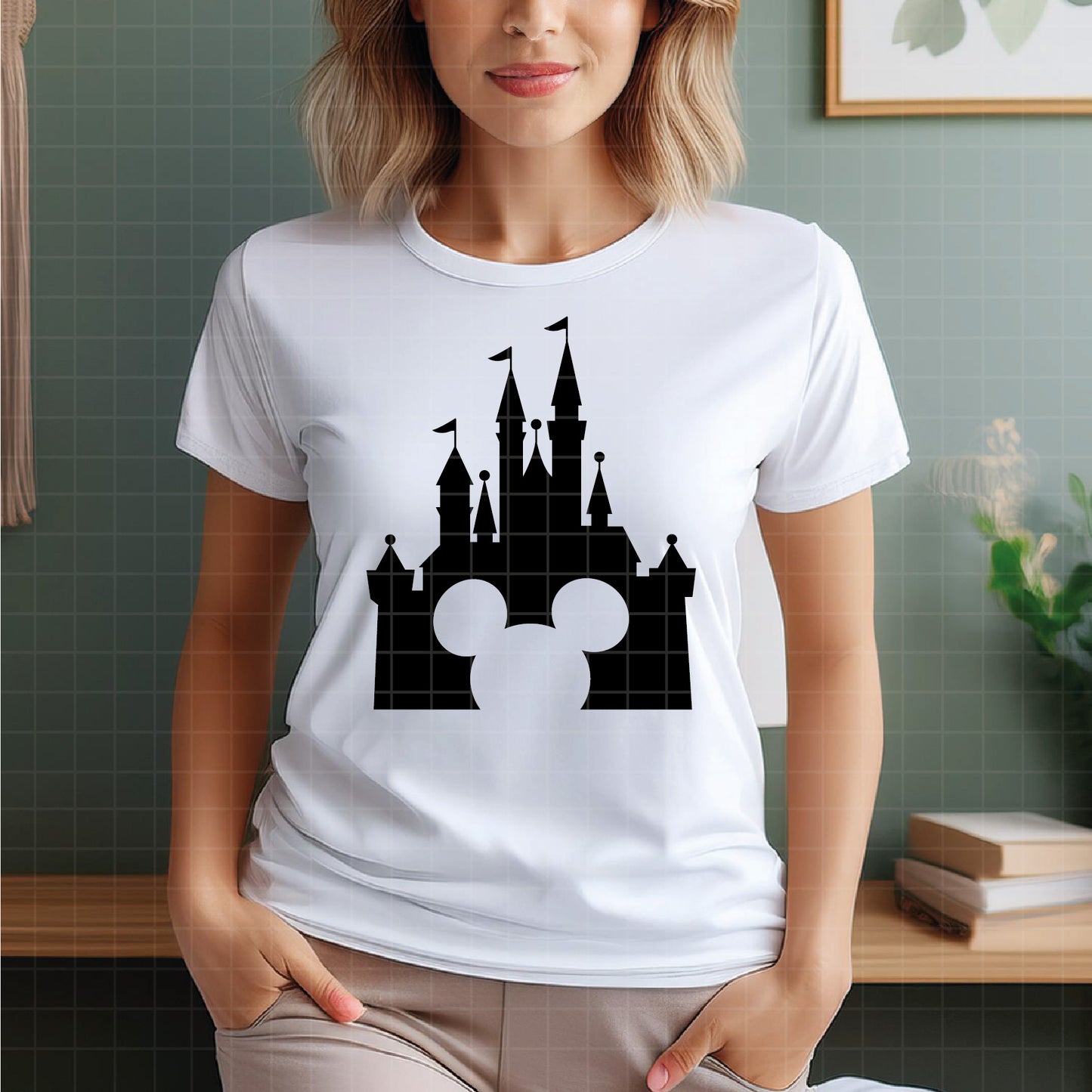 COD152 - Disney Castle Magic Kingdom bundle, Disneyland clipart Svg, Png, Eps, Dxf, Jpeg, vector.