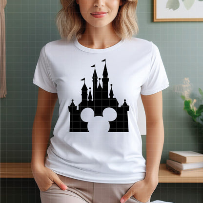COD152 - Disney Castle Magic Kingdom bundle, Disneyland clipart Svg, Png, Eps, Dxf, Jpeg, vector.