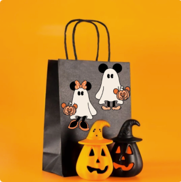 COD1554 - Mickey & Minnie Ghosts bundle, Disney Halloween clipart Svg, Png, Eps, Dxf, Jpeg, vector.
