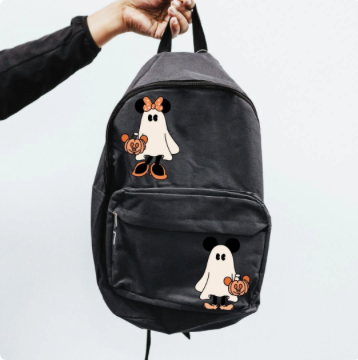 COD1554 - Mickey & Minnie Ghosts bundle, Disney Halloween clipart Svg, Png, Eps, Dxf, Jpeg, vector.